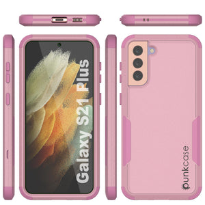 Punkcase for Galaxy S21+ Plus 5G Belt Clip Multilayer Holster Case [Patron Series] [Pink]
