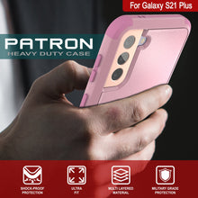 Load image into Gallery viewer, Punkcase for Galaxy S21+ Plus 5G Belt Clip Multilayer Holster Case [Patron Series] [Pink]
