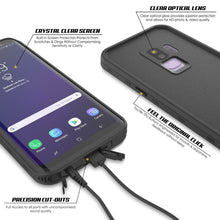 Load image into Gallery viewer, Galaxy S9 Plus Waterproof Case, Punkcase [KickStud Series] Armor Cover [BLACK]
