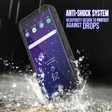 Load image into Gallery viewer, Galaxy S9 Plus Waterproof Case, Punkcase [KickStud Series] Armor Cover [BLACK]
