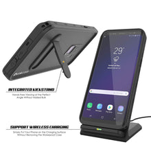Load image into Gallery viewer, Galaxy S9 Plus Waterproof Case, Punkcase [KickStud Series] Armor Cover [BLACK]

