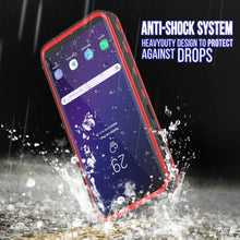 Load image into Gallery viewer, Galaxy S9 Plus Waterproof Case, Punkcase [KickStud Series] Armor Cover [RED]
