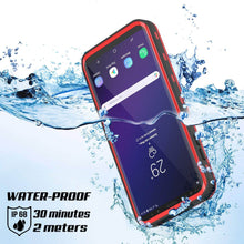 Load image into Gallery viewer, Galaxy S9 Plus Waterproof Case, Punkcase [KickStud Series] Armor Cover [RED]
