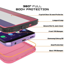 Load image into Gallery viewer, Galaxy S9 Plus Waterproof Case, Punkcase [KickStud Series] Armor Cover [PINK]
