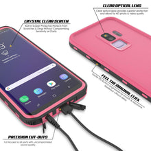 Load image into Gallery viewer, Galaxy S9 Plus Waterproof Case, Punkcase [KickStud Series] Armor Cover [PINK]

