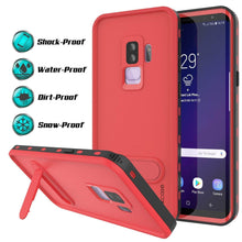Load image into Gallery viewer, Galaxy S9 Plus Waterproof Case, Punkcase [KickStud Series] Armor Cover [RED]
