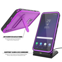 Load image into Gallery viewer, Galaxy S9 Plus Waterproof Case, Punkcase [KickStud Series] Armor Cover [PURPLE]
