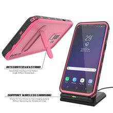 Load image into Gallery viewer, Galaxy S9 Plus Waterproof Case, Punkcase [KickStud Series] Armor Cover [PINK]
