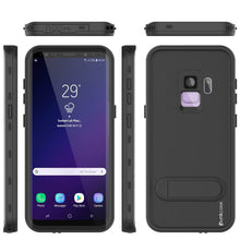 Load image into Gallery viewer, Galaxy S9 Waterproof Case, Punkcase [KickStud Series] Armor Cover [BLACK]
