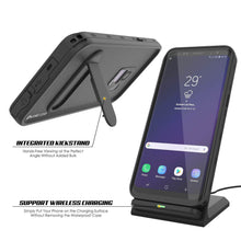 Load image into Gallery viewer, Galaxy S9 Waterproof Case, Punkcase [KickStud Series] Armor Cover [BLACK]
