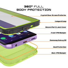 Load image into Gallery viewer, Galaxy S9 Waterproof Case, Punkcase [KickStud Series] Armor Cover [LIGHT GREEN]
