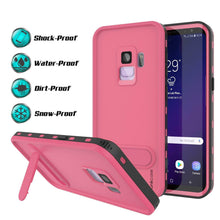 Load image into Gallery viewer, Galaxy S9 Waterproof Case, Punkcase [KickStud Series] Armor Cover [PINK]
