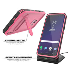 Load image into Gallery viewer, Galaxy S9 Waterproof Case, Punkcase [KickStud Series] Armor Cover [PINK]
