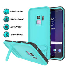 Load image into Gallery viewer, Galaxy S9 Waterproof Case, Punkcase [KickStud Series] Armor Cover [TEAL]
