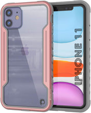 Load image into Gallery viewer, Punkcase iPhone 12 Ravenger Case Protective Military Grade Multilayer Cover [Rose-Gold]
