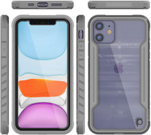 Load image into Gallery viewer, Punkcase iPhone 12 Mini Ravenger Case Protective Military Grade Multilayer Cover [Grey]
