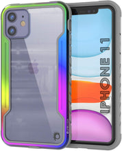 Load image into Gallery viewer, Punkcase iPhone 12 Ravenger Case Protective Military Grade Multilayer Cover [Rainbow]

