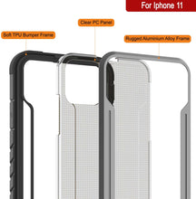 Load image into Gallery viewer, Punkcase iPhone 12 Ravenger Case Protective Military Grade Multilayer Cover [Grey-Black]
