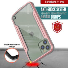Load image into Gallery viewer, Punkcase iPhone 12 Pro Ravenger Case Protective Military Grade Multilayer Cover [Rose-Gold]
