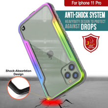 Load image into Gallery viewer, Punkcase iPhone 12 Pro Ravenger Case Protective Military Grade Multilayer Cover [Rainbow]
