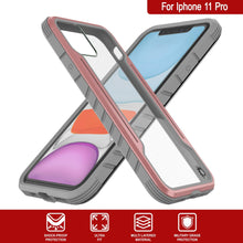 Load image into Gallery viewer, Punkcase iPhone 12 Pro Ravenger Case Protective Military Grade Multilayer Cover [Rose-Gold]
