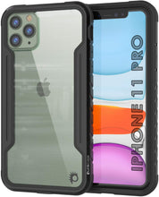 Load image into Gallery viewer, Punkcase iPhone 12 Pro Ravenger Case Protective Military Grade Multilayer Cover [Black]
