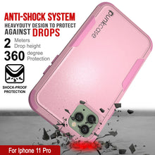 Load image into Gallery viewer, Punkcase for iPhone 11 Pro Belt Clip Multilayer Holster Case [Patron Series] [Pink]
