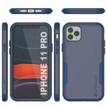 Load image into Gallery viewer, Punkcase for iPhone 11 Pro Belt Clip Multilayer Holster Case [Patron Series] [Navy]
