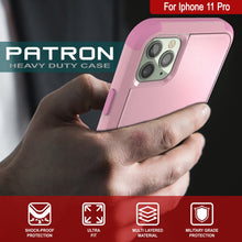 Load image into Gallery viewer, Punkcase for iPhone 11 Pro Belt Clip Multilayer Holster Case [Patron Series] [Pink]
