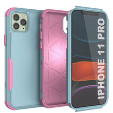 Load image into Gallery viewer, Punkcase for iPhone 11 Pro Belt Clip Multilayer Holster Case [Patron Series] [Mint-Pink]
