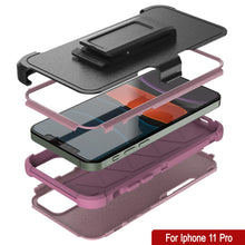Load image into Gallery viewer, Punkcase for iPhone 11 Pro Belt Clip Multilayer Holster Case [Patron Series] [Pink]
