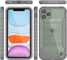 Load image into Gallery viewer, Punkcase iPhone 12 Pro Max Ravenger Case Protective Military Grade Multilayer Cover [Grey]
