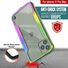 Load image into Gallery viewer, Punkcase iPhone 12 Pro Max Ravenger Case Protective Military Grade Multilayer Cover [Rainbow]
