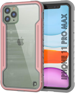 Punkcase iPhone 12 Pro Max Ravenger Case Protective Military Grade Multilayer Cover [Rose-Gold]