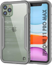 Load image into Gallery viewer, Punkcase iPhone 12 Pro Max Ravenger Case Protective Military Grade Multilayer Cover [Grey]
