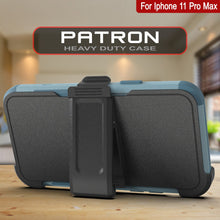 Load image into Gallery viewer, Punkcase for iPhone 11 Pro Max Belt Clip Multilayer Holster Case [Patron Series] [Mint]
