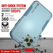 Load image into Gallery viewer, Punkcase for iPhone 11 Pro Max Belt Clip Multilayer Holster Case [Patron Series] [Mint]
