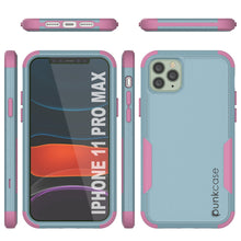 Load image into Gallery viewer, Punkcase for iPhone 11 Pro Max Belt Clip Multilayer Holster Case [Patron Series] [Mint-Pink]
