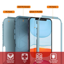 Load image into Gallery viewer, Punkcase for iPhone 11 Pro Max Belt Clip Multilayer Holster Case [Patron Series] [Mint]
