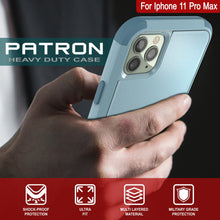 Load image into Gallery viewer, Punkcase for iPhone 11 Pro Max Belt Clip Multilayer Holster Case [Patron Series] [Mint]
