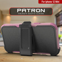 Load image into Gallery viewer, Punkcase for iPhone 12 Mini Belt Clip Multilayer Holster Case [Patron Series] [Pink]
