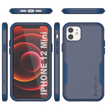 Load image into Gallery viewer, Punkcase for iPhone 12 Mini Belt Clip Multilayer Holster Case [Patron Series] [Navy]
