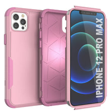 Load image into Gallery viewer, Punkcase for iPhone 12 Pro Max Belt Clip Multilayer Holster Case [Patron Series] [Pink]
