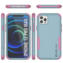 Load image into Gallery viewer, Punkcase for iPhone 12 Pro Max Belt Clip Multilayer Holster Case [Patron Series] [Mint-Pink]
