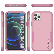Load image into Gallery viewer, Punkcase for iPhone 12 Pro Max Belt Clip Multilayer Holster Case [Patron Series] [Pink]
