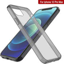 Load image into Gallery viewer, iPhone 13 Pro Max Case Punkcase® LUCID 2.0 Crystal Black Series w/ PUNK SHIELD Screen Protector | Ultra Fit
