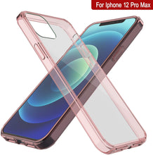 Load image into Gallery viewer, iPhone 12 Pro Max Case Punkcase® LUCID 2.0 Crystal Pink Series w/ PUNK SHIELD Screen Protector | Ultra Fit
