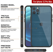 Load image into Gallery viewer, iPhone 12 Pro Max Case Punkcase® LUCID 2.0 Clear Series Series w/ PUNK SHIELD Screen Protector | Ultra Fit
