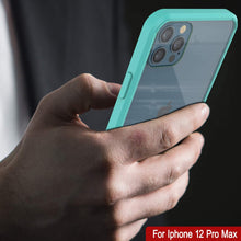 Load image into Gallery viewer, iPhone 13 Pro Max Case Punkcase® LUCID 2.0 Teal Series w/ PUNK SHIELD Screen Protector | Ultra Fit
