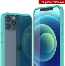 Load image into Gallery viewer, iPhone 12 Pro Max Case Punkcase® LUCID 2.0 Teal Series w/ PUNK SHIELD Screen Protector | Ultra Fit
